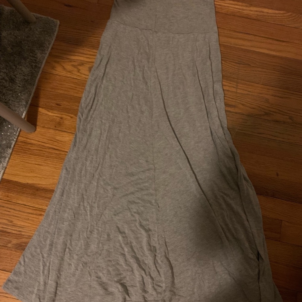 Grey maxi skirt